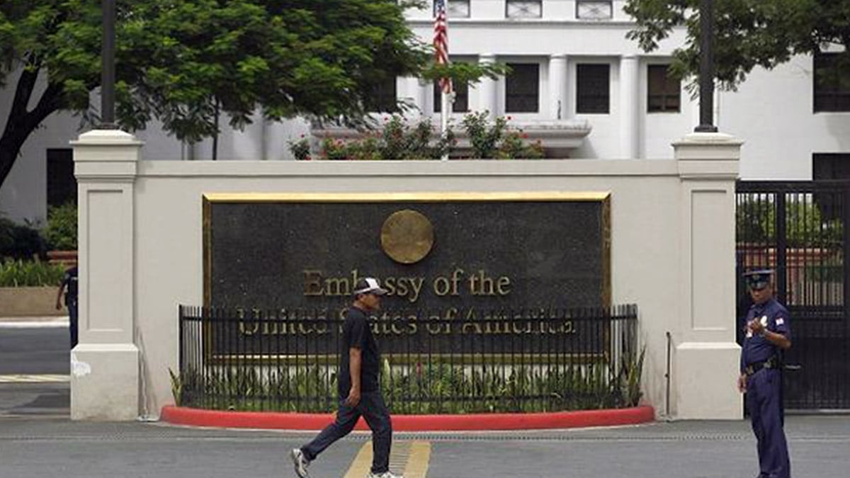 The U.S. Embassy in Manila issued a waring